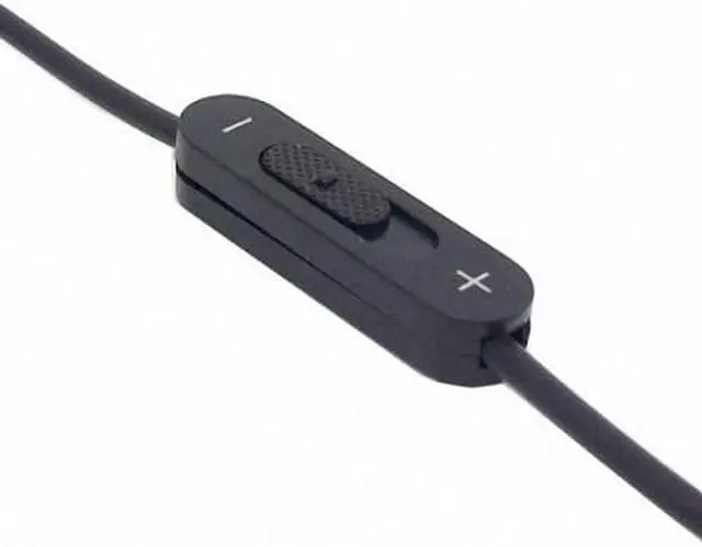 Alt view image 5 of 6 - Xiwai Black 3.5mm Stereo Male to Double 3.5mm Female Audio Headphone Y Splitter Cable with Volume Switch