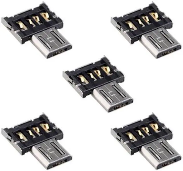 Alt view image 6 of 7 - Chenyang Cable 5pcs Ultra Mini DM Micro USB 5pin OTG Adapter Connector for Cell Phone Tablet & USB Cable & Flash Disk