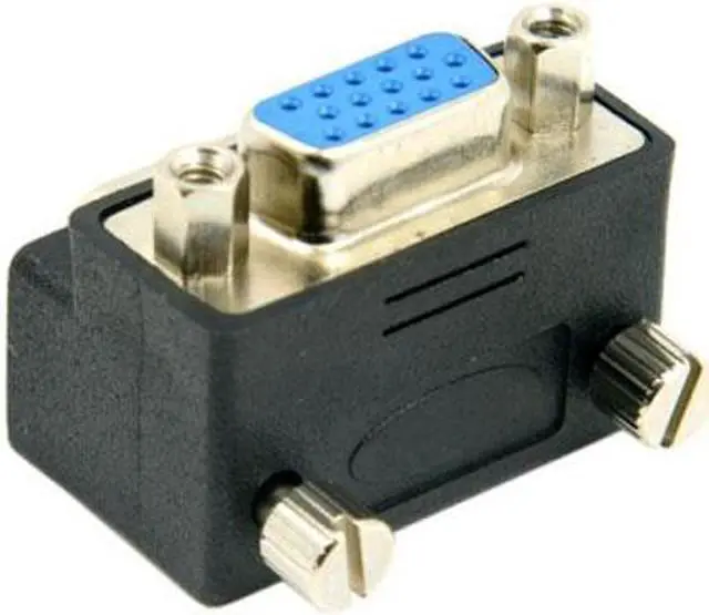 Alt view image 4 of 7 - Cablecc CY DB-002-DN 270 Degree Right Angled VGA SVGA 15pin Male To Female extension Adapter