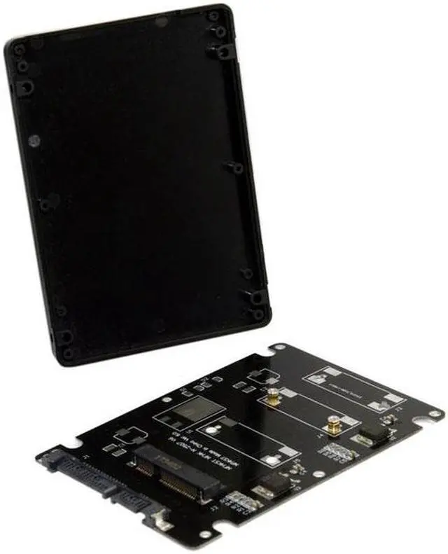 Alt view image 3 of 7 - Chenyang Cable Mini PCI-E mSATA SSD to 2.5" SATA Hard Disk Enclosure Case Converter Adapter for MSATA SSD