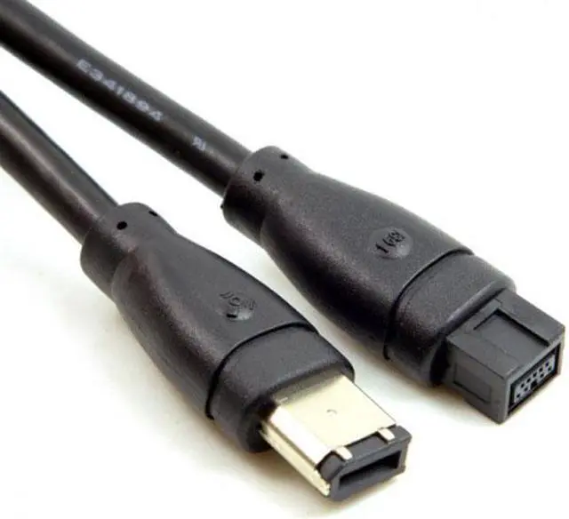 Alt view image 6 of 7 - Chenyang Cable 9 PIN / 6 PIN BETA FireWire 800 - FireWire 400 9-6 Cable IEEE 1394B 1.8m Black