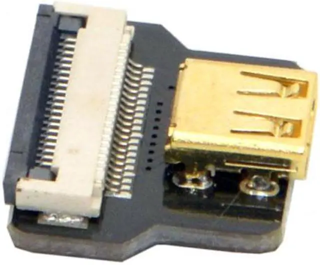 Alt view image 3 of 7 - Chenyang Cable CYFPV Micro HDMI Type D Female Connector Socket for FPV HDTV Multicopter Aerial Photography