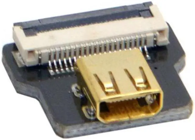 Alt view image 6 of 7 - Chenyang Cable CYFPV Micro HDMI Type D Female Connector Socket for FPV HDTV Multicopter Aerial Photography