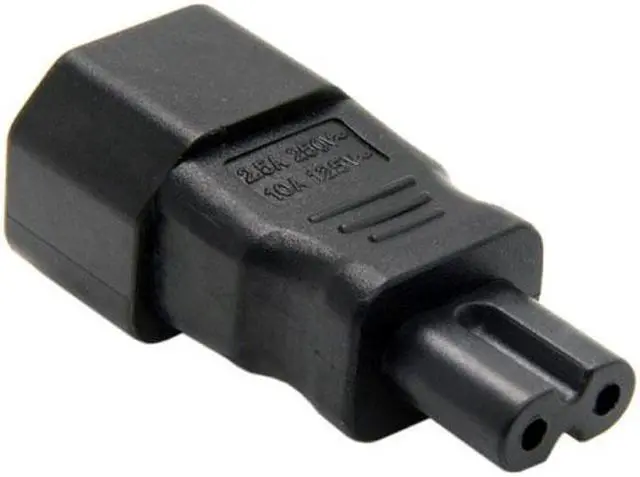 Alt view image 6 of 7 - Chenyang Cable Standard Molded IEC 320 C14 Socket to IEC C7 Plug AC Power Adapter Set UL Approved