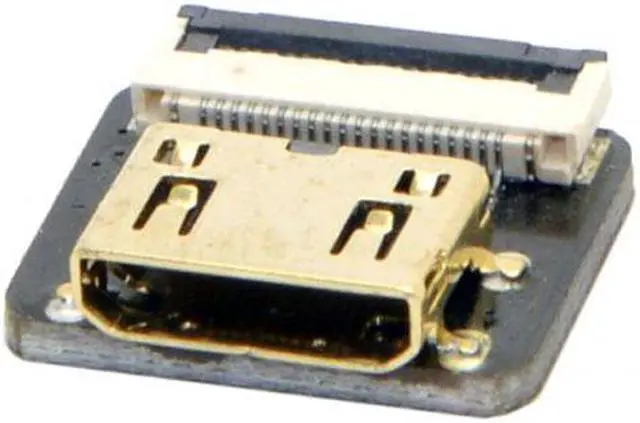 Alt view image 6 of 7 - Chenyang Cable CYFPV Mini HDMI Type C Female Connector Socket for FPV HDTV Multicopter Aerial Photography