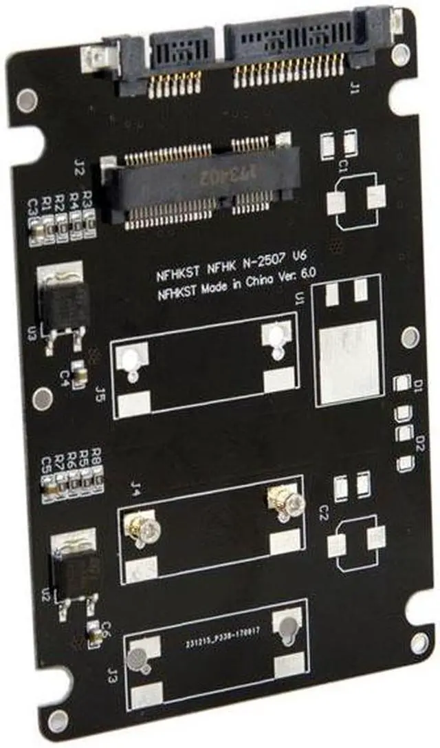 Alt view image 5 of 7 - Chenyang Cable Mini PCI-E mSATA SSD to 2.5" SATA Hard Disk Enclosure Case Converter Adapter for MSATA SSD