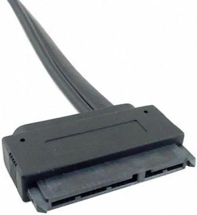 Alt view image 5 of 7 - KAIBOXIXI 50cm Dual Power 12V and 5V eSATAp Power ESATA USB 2.0 combo to 22Pin SATA cable for 2.5" 3.5" Hard Disk Drive