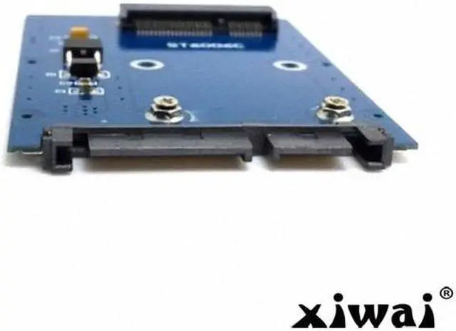 Alt view image 5 of 5 - Xiwai Slim Type Mini PCI-E mSATA SSD to 2.5" SATA 3.0 22pin HDD Adapter Hard Disk PCBA