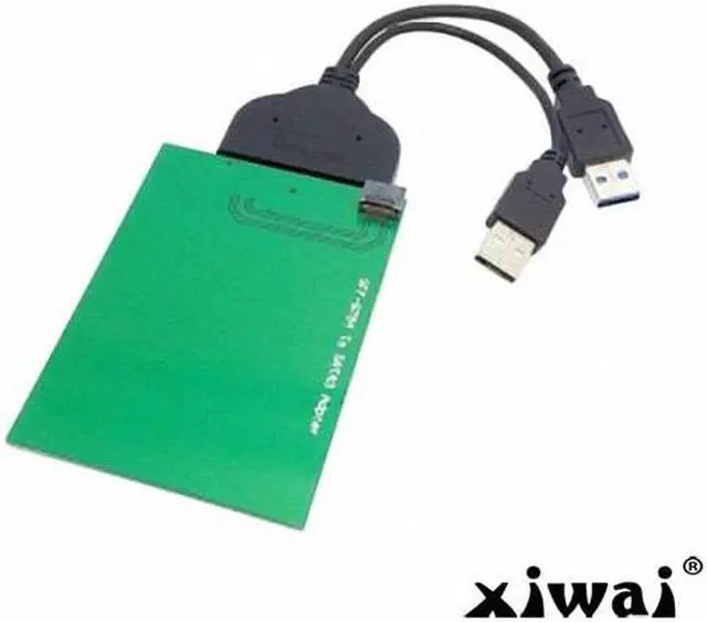 Main image of Xiwai USB 3.0 to SATA 22pin 2.5" Hard Disk to WD5000MPCK SFF-8784 SATA Express SSD Adapter
