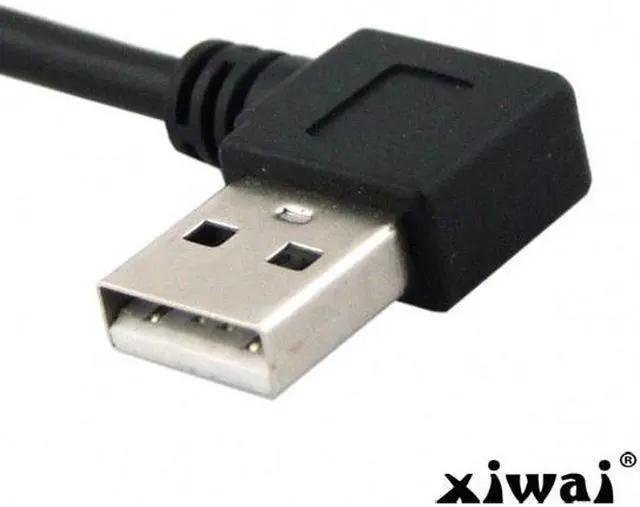 Alt view image 3 of 4 - Xiwai 90 Degree Right Angled USB 2.0 A Male to USB Female Extension Cable 20cm