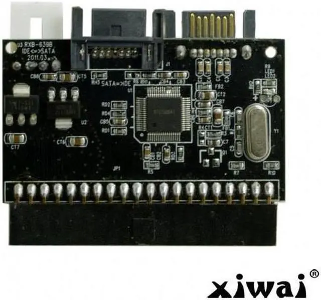 Main image of Xiwai IDE 100 133 DVD CD to two Serial SATA 7PIN Adapter Converter for Hard disk Drive