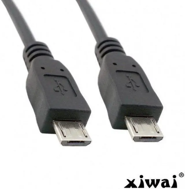 Main image of Xiwai Micro USB male to Micro USB Male data charger cable 100cm for S4 i9500 Note2 N7100 Mobile Phone & Tablet