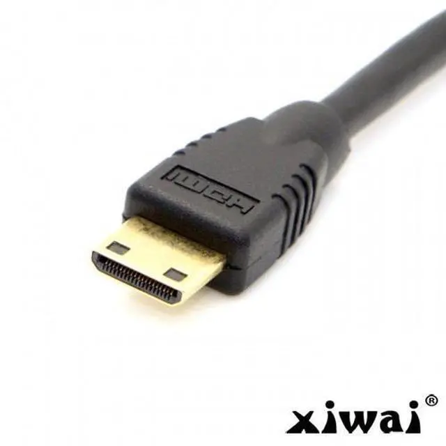 Alt view image 3 of 4 - Xiwai Type C MINI HDMI Male to HDMI Female Extension for DV Sony Cannon MP4 Camera DC DV