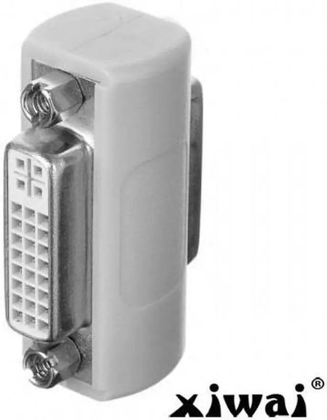 Alt view image 4 of 4 - Xiwai DVI 24+5 Female to DVI 24+5 Female VIDEO Converter Adapter 180 degree extender