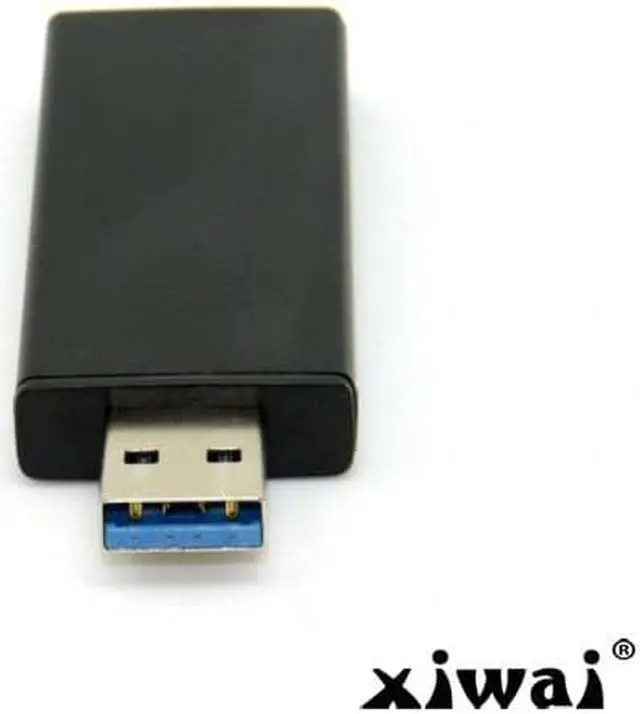 Alt view image 4 of 6 - Xiwai 42mm NGFF M2 SSD to USB 3.0 External PCBA Conveter Adapter Card Flash Disk Type with Black Case