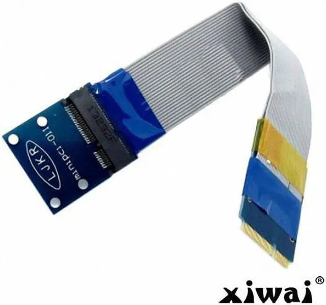 Main image of Xiwai Flexible Mini PCI Express PCI-e Mini Card Extender 52pin Male to Female Extension FFC Cable