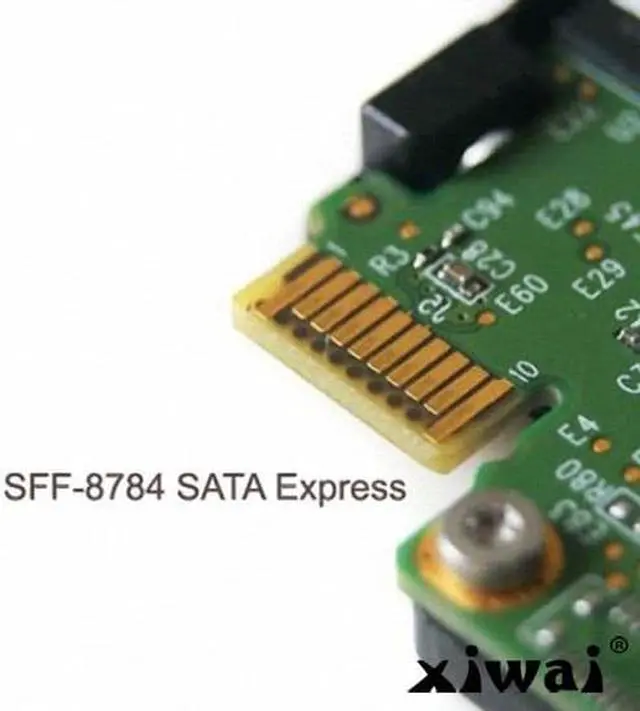 Alt view image 6 of 6 - Xiwai WD5000MPCK SFF-8784 SATA Express to SATA3.0 2.5inch 6Gbps Add on Cards PCBA for 5mm UltraSlim Hard Disk SSD