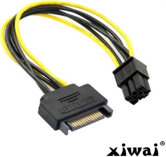 Alt view image 4 of 7 - Xiwai PCI-E 1x to 16x Mining Machine Enhanced Extender Riser Adapter with USB 3.0 & 6Pin Power Cable
