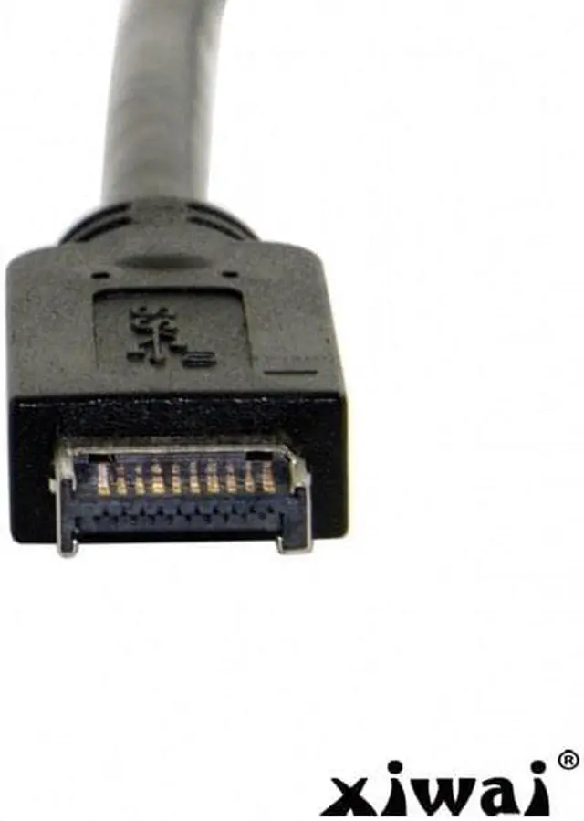 Alt view image 3 of 6 - Xiwai USB 3.1 Front Panel Header to USB3.0 19Pin Header Extension Cable 20cm for ASUS Motherboard