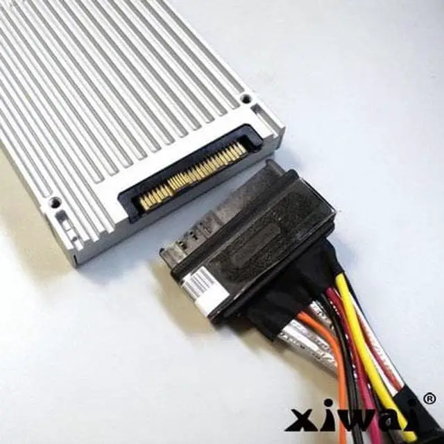 Alt view image 7 of 7 - Xiwai SFF-8639  U.2 U2 NVME PCIe SSD Cable for Mainboard Intel SSD 750 p3600 p3700 M.2 SFF-8643 Mini SAS HD