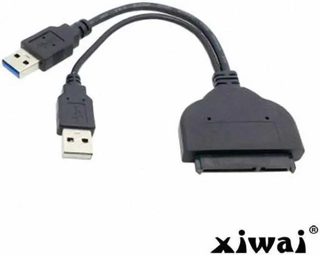 Alt view image 4 of 4 - Xiwai USB 3.0 to SATA 22pin 2.5" Hard Disk to 2 in 1 Combo Mini PCI- E 2 Lane M.2 NGFF & mSATA SSD Adapter Converter