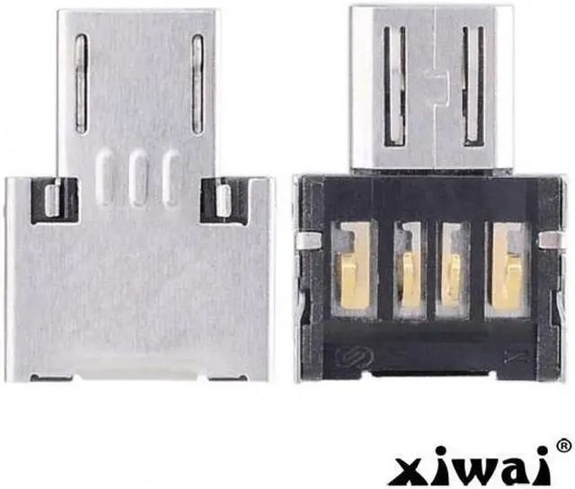 Alt view image 2 of 7 - Xiwai 5pcs Ultra Mini DM Micro USB 5pin OTG Adapter Connector for Cell Phone Tablet & USB Cable & Flash Disk