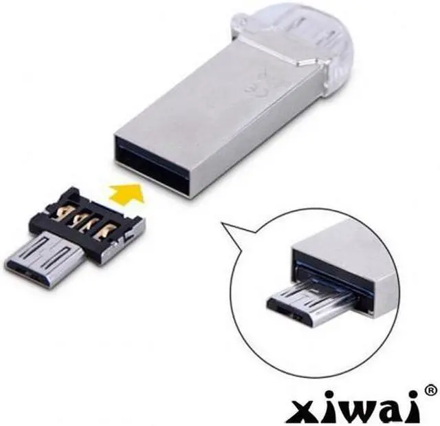 Alt view image 4 of 7 - Xiwai 5pcs Ultra Mini DM Micro USB 5pin OTG Adapter Connector for Cell Phone Tablet & USB Cable & Flash Disk
