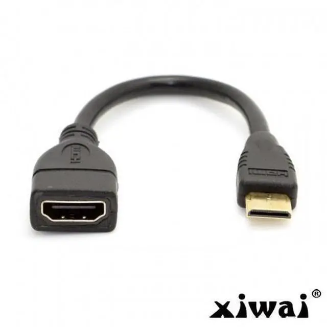 Main image of Xiwai Type C MINI HDMI Male to HDMI Female Extension for DV Sony Cannon MP4 Camera DC DV