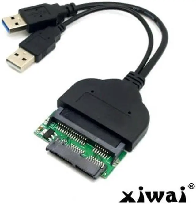 Alt view image 3 of 5 - Xiwai 1set USB 3.0 to SATA 22Pin & SATA to Micro SATA Adapter for 1.8" 2.5" Hard Disk Driver With Extral USB Power Cable