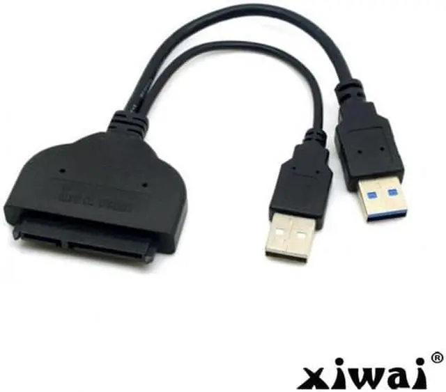 Alt view image 4 of 5 - Xiwai 1set USB 3.0 to SATA 22Pin & SATA to Micro SATA Adapter for 1.8" 2.5" Hard Disk Driver With Extral USB Power Cable