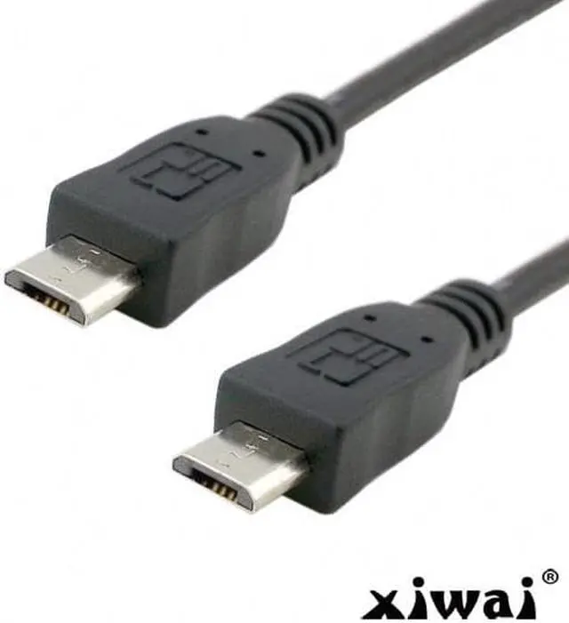 Alt view image 2 of 3 - Xiwai Micro USB male to Micro USB Male data charger cable 100cm for S4 i9500 Note2 N7100 Mobile Phone & Tablet