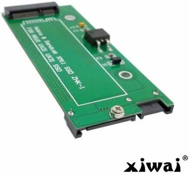 Alt view image 2 of 6 - Xiwai SATA 22P 7+15 to MSATA Mini PCI-E PCBA Assembly only for UX31 UX21 XM11 SSD Solid State Disk