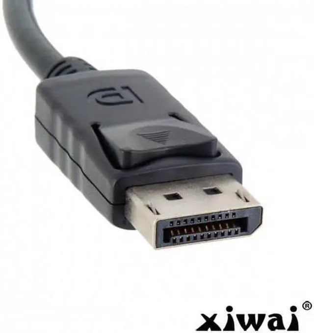 Alt view image 2 of 3 - Xiwai DP DisplayPort Male to Mini DP DisplayPort Female Cable 20cm for Displays HDTV Monitor