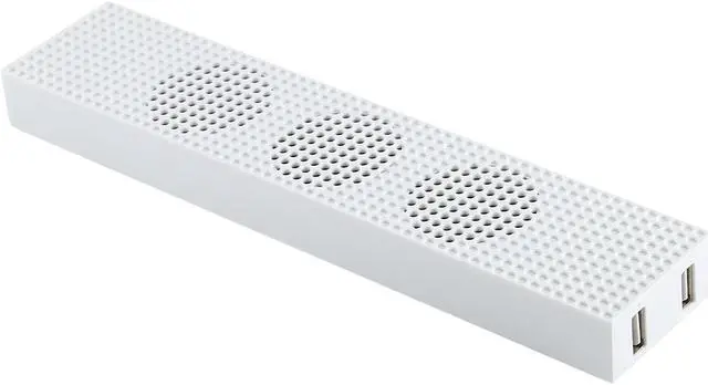 Alt view image 2 of 8 - DOBE Game Console Cooling Fans with Dual USB Ports & Low/High Speed Switch for XBOX One S Console