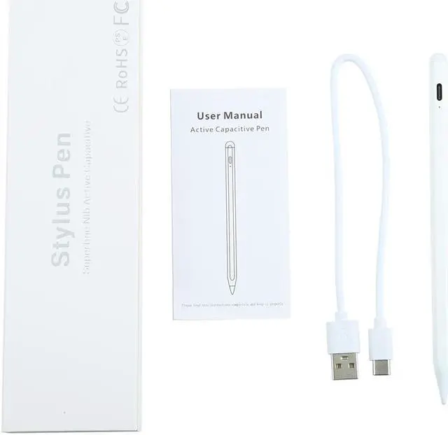 Alt view image 3 of 7 - Universal Active Touch Capacitive Stylus Pen with Fine Tip