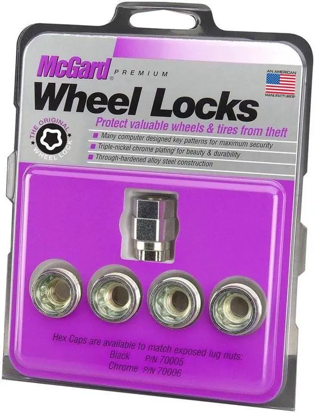 Alt view image 5 of 19 - McGard 24012 Cone Seat- Under Hub Cap Wheel Lock Set (M12 x 1.5)