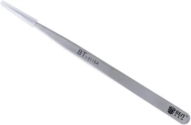 Main image of 211SA Stainless Steel Eyebrow Tweezer False Eyelash Extension Auxiliary Repair Tools Hyperfine High Precision Anti Acid Tweezers