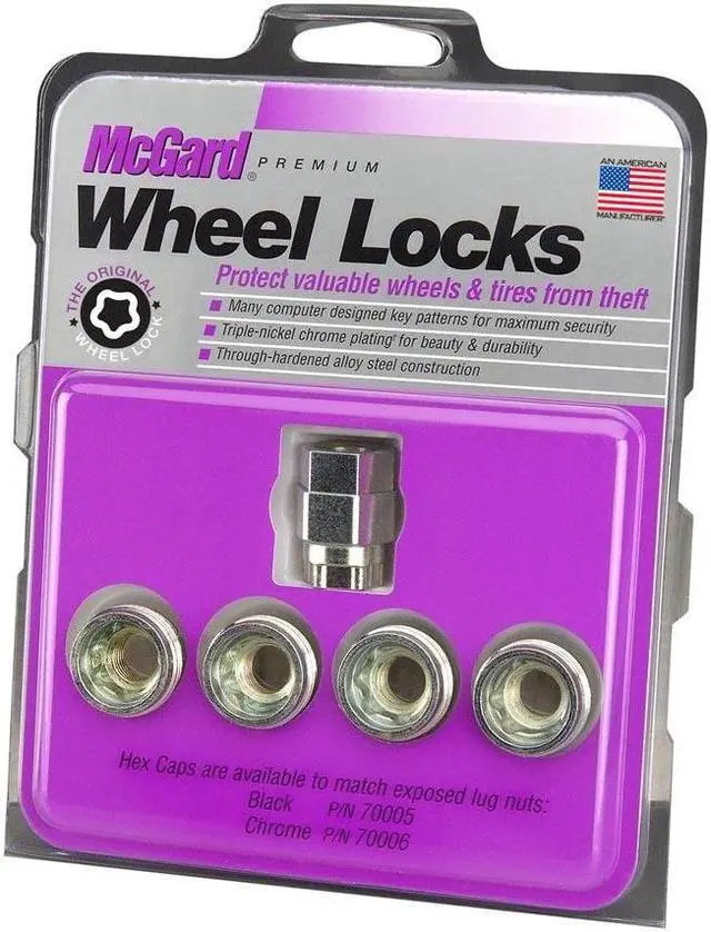 Alt view image 4 of 12 - McGard 24013 Cone Seat- Under Hub Cap Wheel Lock Set (M12 x 1.25)