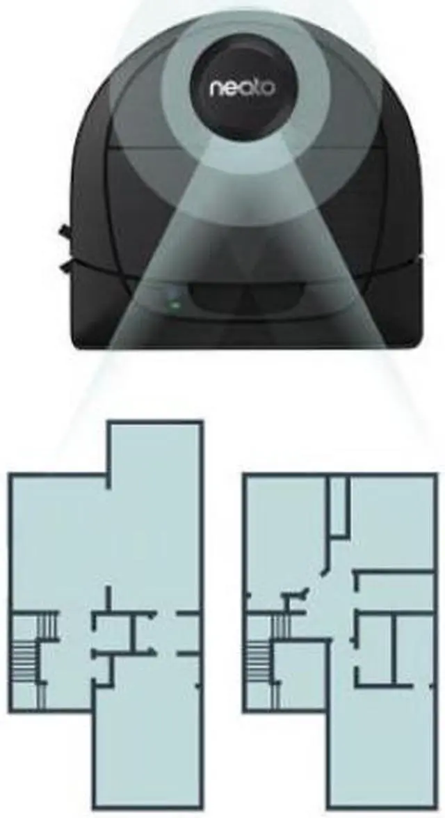 Alt view image 6 of 13 - Neato Robotics D6 Connected Laser Guided Robotic Vacuum Cleaner, Works with Amazon Alexa and Google Home