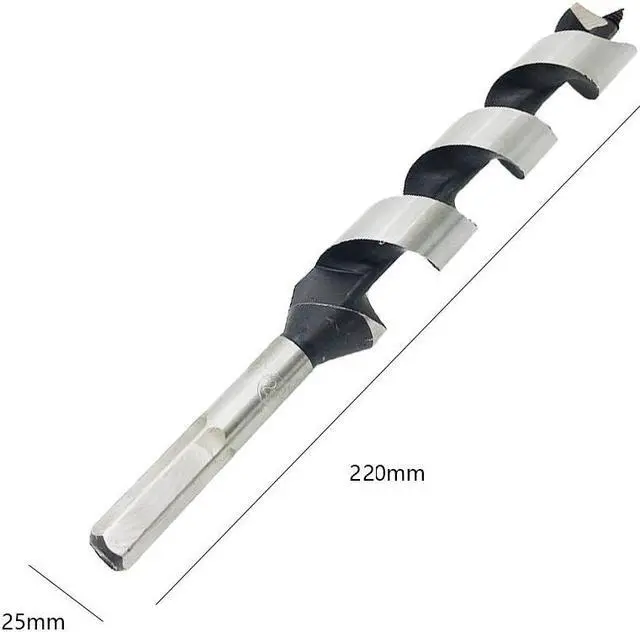 Alt view image 5 of 6 - Elecall high Quality Carbon Steel Sharp Twist Drill Auger Bit For Electrical Drill Woodworking Tool 18/20/22/25*220mm