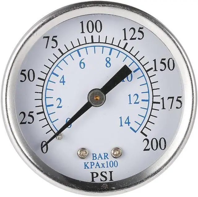 Main image of TS-50-14bar 0-200psi/0-14bar 1/4'' NPT Dial Display Pressure Gauge Measuring Manometer