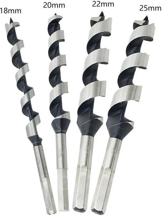 Alt view image 6 of 6 - Elecall high Quality Carbon Steel Sharp Twist Drill Auger Bit For Electrical Drill Woodworking Tool 18/20/22/25*220mm