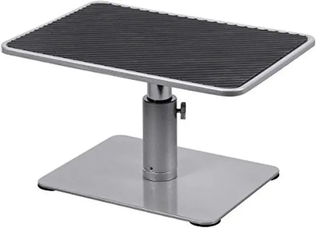 Alt view image 2 of 12 - Monoprice Universal Monitor Riser Stand - Silver Perfect For Raising Your Monitor About 4.7 to 6.7 Inches - Workstream Collection
