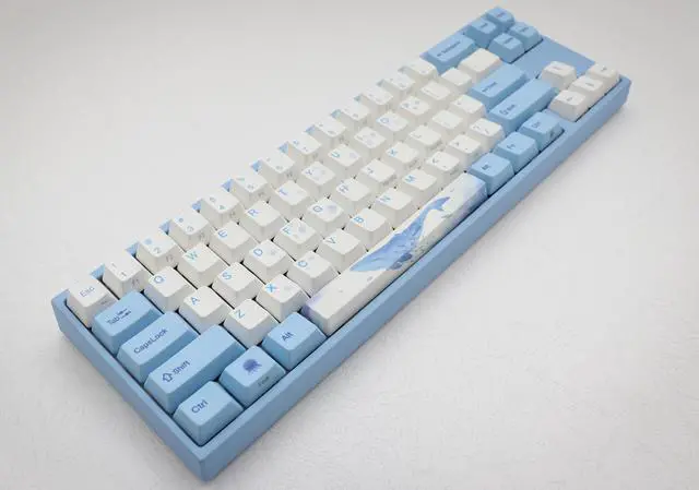 Alt view image 3 of 5 - Ducky X Varmilo MIYA Pro Sea Melody 65% Dye Sub PBT Mechanical Gaming Keyboard