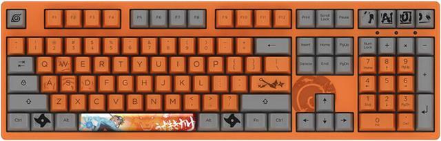 AKKO 3108V2 Naruto Uzumaki Full Size Gaming Mechanical Keyboard 