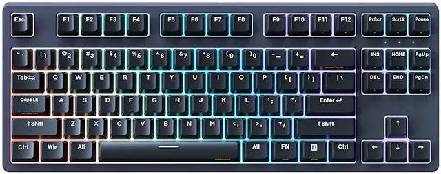 Main image of Anne Hexcore Classic D87 RGB TKL Wired Gaming Mechanical Keyboard PBT Double Shot NKRO Professional Driver DIY Keys and Macro