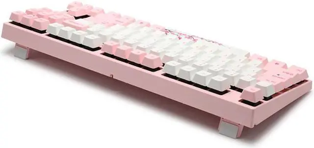 Alt view image 6 of 6 - Varmilo VA87M Sakura TKL Gaming Mechanical Keyboard Cherry MX Red Switch 87 Keys Dye Sub PBT Keycaps NKRO Detachable USB Wired Pink and White