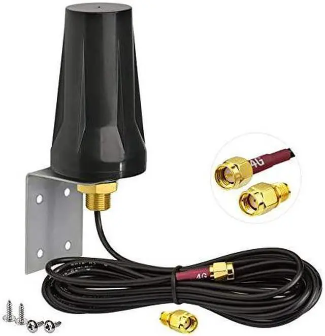 Main image of 4G LTE Outdoor Wall Mount Waterproof Antenna SMA Male Antenna Compatible with Verizon ATT TMobile Sprint 4G LTE Router Gateway Modem Cell Phone Signal Booster Cellular Amplifier Trail Camera