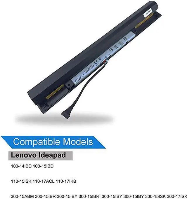 Alt view image 2 of 7 - L15L4E01 Battery L15L4A01 for Lenovo Ideapad 10014IBD 10015IBD 11015ISK 11017ACL 11017IKB 30015ABM 30015IBR 30015IBY 30015IBR 30015IBY 30015IBY 30015ISK 30017ISK 80Q70021US 80UD