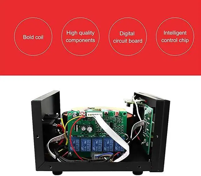 Alt view image 7 of 7 - TMK1600VA 1500W Smart Auto Step Up amp Step Down Voltage Transformer Converter110120 Volt 220240 VoltSoft Startwith LED Display220V to 110V 110V to 220V